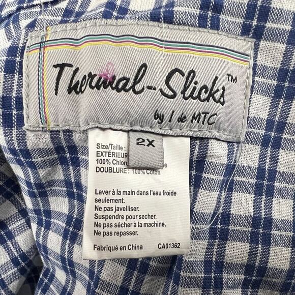 Thermal Slick Waterproof Rain Jacket Jacket Womens Size 2X - Picture 6 of 7